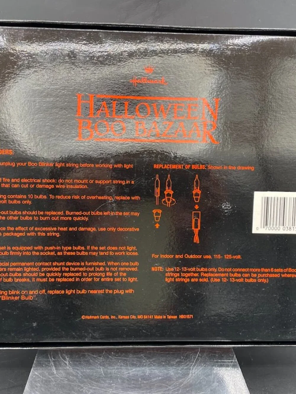 Hallmark boo blinkers